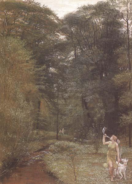 Walter Crane,RWS Diana (mk46) oil painting image